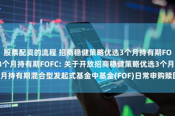股票配资的流程 招商稳健策略优选3个月持有期FOFA,招商稳健策略优选3个月持有期FOFC: 关于开放招商稳健策略优选3个月持有期混合型发起式基金中基金(FOF)日常申购赎回和定期定额投资业务的公告