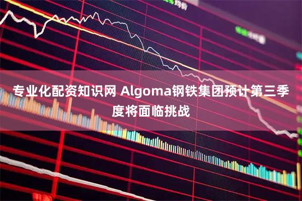 专业化配资知识网 Algoma钢铁集团预计第三季度将面临挑战